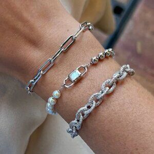 NWT. LOLA ROSE Bracelet 2 - Urban Link Chain Bracelet